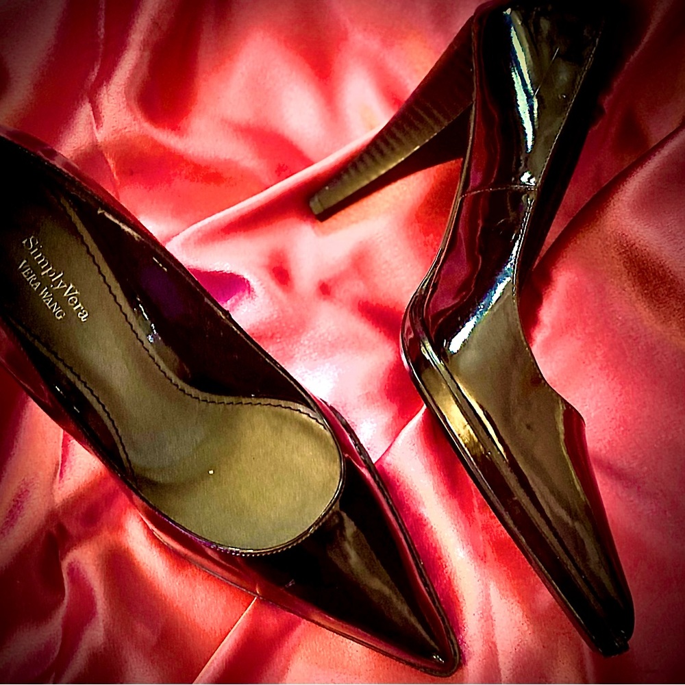 Simply Vera Vera Wang Black Pumps Worn Once